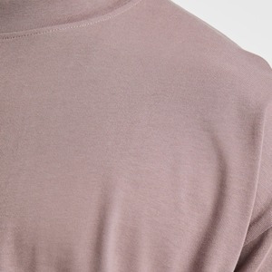 T-shirt Oversize Lourd Personnalisé avec Impression Sérigraphique sur le Devant en Coton Écologique – Décontracté pour Hommes et Femmes – OEM ODM Marque Privée - Product Image 5