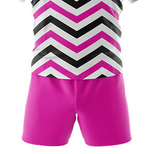 Vêtements de sport professionnels pour hommes, uniforme de rugby sublimé, nouveau maillot cousu avec short, design imprimé - Product Image 4