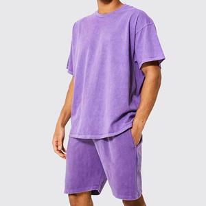 Ensemble polo et short décontracté pour homme en tissu éponge avec logo personnalisé, séchage rapide - Product Image 2
