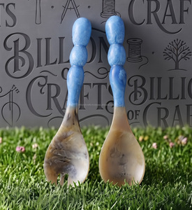 Ensemble de cuillères à salade en résine de qualité supérieure Billion Of Crafts, ustensiles de table, décoration de cuisine - Product Image 3