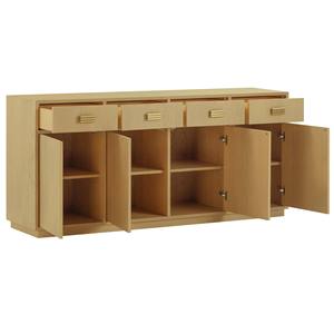 Stylish Handmade Solid Wood <b>Sideboard</b> Cabinet with Four Doors for Bedroom <b>Kitchen</b> Storage Solutions and Home Decor Enhancement - Product Image 5