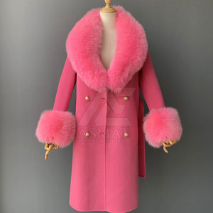 Abrigo Largo de Invierno para Mujer, de Lana Mezclada, Cálido, Elegante, Estilo Casual y Moderno, de la Mejor Calidad - Product Image 2