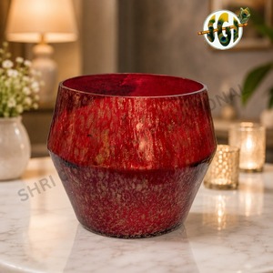 Porte-bougie carré en verre fait main résistant à la chaleur, support portable pour bougies votives et chauffe-plat pour la décoration intérieure - Product Image 5