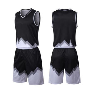 Ensemble de maillots de basket-ball pour hommes en gros, maillots et shorts de basket-ball pas chers pour jeunes, uniformes personnalisés pour femmes, ensembles d'uniformes de basket-ball - Product Image 2