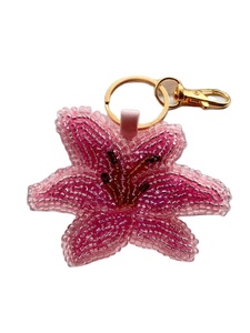 Porte-clés papillon perlé fait à la main élégant pendentif classique broderie porte-clés de voiture avec accessoires de sac nouveau design d'Inde - Product Image 5