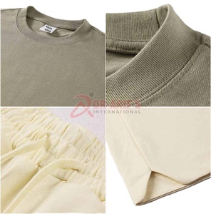 Conjunto de ropa deportiva de talla XL para hombre, camiseta informal de dos piezas con estampado de logotipo personalizado, pantalones cortos transpirables de verano - Product Image 6