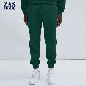 Pantalon de jogging basique pour homme, coupe slim, grande taille, décontracté, en toile de coton molletonné, pour l'été, activités de plein air, mode, devant plat, BD - Product Image 1