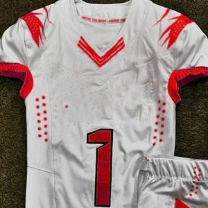 Diseño Atractivo, Personaliza Tu Propio Uniforme de Fútbol Americano, Camiseta Unisex de Manga Corta con Logotipo Bordado - Product Image 5