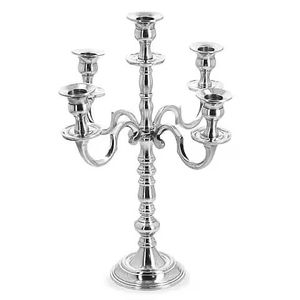 Glossy Black Metal 5 Arm Candelabra Modern <b>Gothic</b> Taper <b>Candle</b> Holder Stand European Table Centerpiece Hotel Banquet Display - Product Image 5