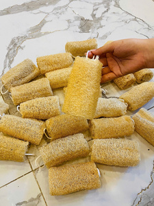 Eco-friendly Natural Luffa Sponge Multi-purpose Bath Cleaning Tool for Adults Spa and Shower Use - Product Image 2