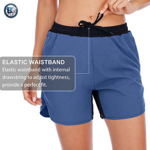 Shorts de sport pour femmes, coupe confortable avec design flexible, pour la course à pied, le cyclisme et les séances d'entraînement - Product Image 3