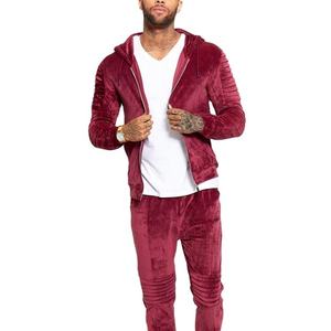 Conjunto Deportivo 2 en 1 para Hombre, Color Gris, con Capucha, 100% Algodón, Manga Larga, Cierre con Cordón, Transpirable, Estilo Casual, para Otoño, Corte Holgado - Product Image 4
