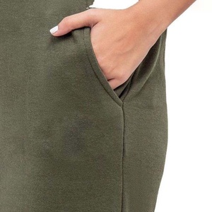 Pantalon de jogging décontracté grande taille pour femme, taille élastique, 100 % coton molletonné, durable et respirant – Offre spéciale - Product Image 5