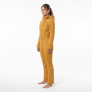 Traje de esquí de una pieza con capucha para mujer, impermeable, a prueba de viento, transpirable, de nailon, para invierno y nieve - Product Image 6
