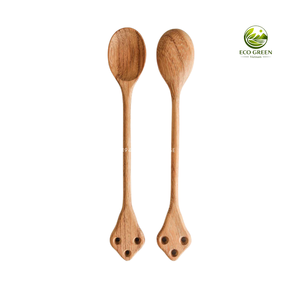 Cute Short Wooden Caddy with Round <b>Spoon</b> for Business Gifts Mini Red Wood <b>Spoon</b> - Product Image 6