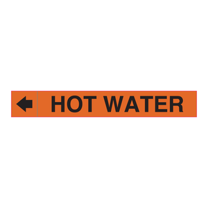 Brady Heat Resistant Self-Adhesive Plenum Duct Marker for HVAC Identification - Product Image 2