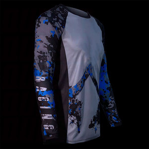 High Quality Sublimation Motocross Jersey 100% Polyester Long Sleeve Breathable Sportswear Motocross Racing Jersey Quick Dry - Product Image 4