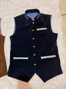 HAPPY HORSE Vintage Traditional Bavarian Men's Reversible Breathable <b>Woolen</b> Stand Autumn Short Button 2026 Oktoberfest Vest - Product Image 4
