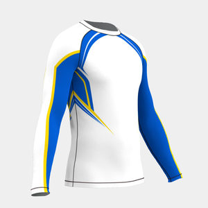 เสื้อรัดกล้ามเนื้อแขนยาว MMA แบบสั่งทำพิเศษสำหรับทุกเพศ |   เสื้อกีฬาผ้ายืดระบายอากาศ 160 กรัม ผลิตจากผ้าสแปนเด็กซ์/โพลีเอสเตอร์ เป็นมิตรต่อสิ่งแวดล้อม - Product Image 3