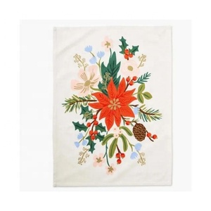 ผ้าเช็ดครัวลายปักเรียบง่ายทันสมัยขนาด 57x40 ซม. สำหรับเทศกาลฮาโลวีน ปี 2026 ของขวัญสุดฮิต ชุดผ้าเช็ดครัวลายถุงแป้งสำหรับกอล์ฟ - Product Image 6