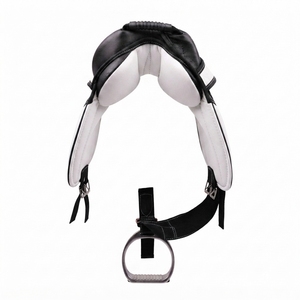 Selle anglaise professionnelle en cuir PU durable pour l'équitation, l'entraînement, les loisirs et l'utilisation en extérieur - Product Image 2