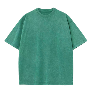 Camisetas de Hombre Tejidas Personalizables con Lavado Ácido, Estilo Vintage, 100% Algodón, Transpirables, de Secado Rápido, Alta Calidad, Elegantes, 220 Gramos - Product Image 4