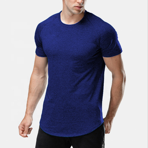 Camiseta de Gimnasio Personalizada al por Mayor de Alta Calidad, 95% Algodón, 5% Elastano, Camiseta Deportiva Lisa, Ropa de Verano para Hombre - Product Image 5