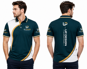 เสื้อโปโลผ้าฟลีซโพลีเอสเตอร์สำหรับผู้ชาย แห้งเร็ว เหมาะสำหรับปักโลโก้ ใช้เป็นชุดยูนิฟอร์มบริษัท ชุดทีมกีฬา หรือชุดลำลอง - Product Image 3