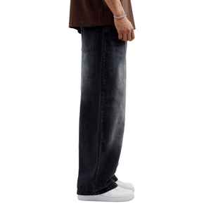 Pantalones Vaqueros de Hombre 100% Algodón, Lavado Vintage, Estilo Casual, Holgados, Unisex, Oversize - Product Image 3