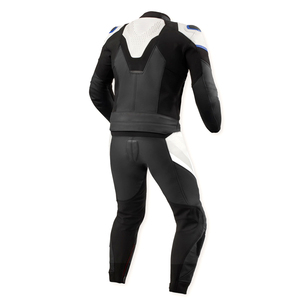 Traje de Motocicleta de Cuero para Hombre, Manga Larga, Bloques de Color, Transpirable, Ropa de Carreras para Todas las Estaciones, Equipo de Protección - Product Image 2