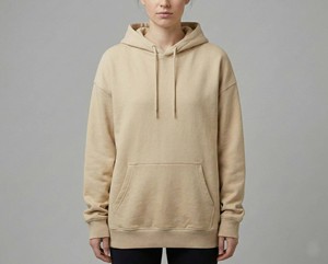 Vente en gros : Sweat à capuche décontracté en coton pour femme, coupe oversize, prêt à la vente, collection mode - Product Image 4