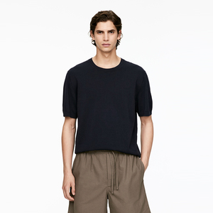 T-shirt de sport en coton uni de qualité supérieure avec logo brodé et épaules tombantes pour hommes Scubas 2026 – T-shirt de créateur - Product Image 1