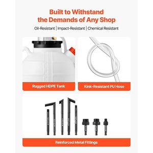 Pompa per Fluido di Trasmissione Manuale da 7,5 L con 8 Adattatori ATF e 47 Uscite, Kit di Ricarica ATF Incluso - Product Image 6