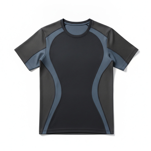 Camiseta de Compresión para Hombre de Marca Privada, Camiseta Deportiva Transpirable, Camiseta Deportiva para Gimnasio, Entrenamiento, Fitness, Camiseta Deportiva de Capa Base - Product Image 1