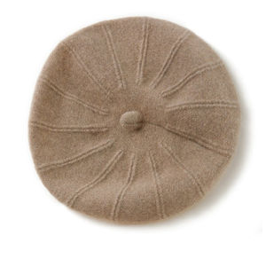 Boina Personalizada para Mujer, Gorro de Lana Cálido para Invierno, Estilo Artista, Gorro de Lana Vintage, Boina Lisa de Color Sólido, Gorros Elegantes para Dama - Product Image 2