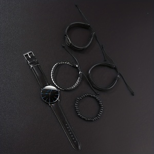 นาฬิกาควอตซ์แฟชั่นธุรกิจสำหรับผู้ชาย NW1444 และชุดกำไลข้อมือ - Product Image 5