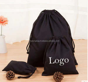 Eco Packaging Marketing Cotton <b>Canvas</b> <b>Drawstring</b> <b>Bag</b> Custom Cartoon Reusable For Wedding Gift And Jewelry Storage - Product Image 6