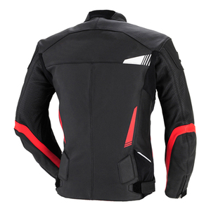 Blouson de moto en cuir pour motard, fabriqué en cuir de buffle, anti-chute, homologué CE, rembourré, grande taille, imperméable - Product Image 5