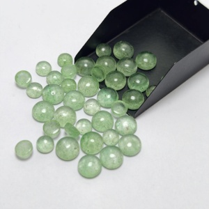 Cuarzo Verde Fresa, Piedra Preciosa Suelta, Piedra Verde Lisa para Joyería - Product Image 2