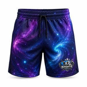 Pantalones Cortos de Fútbol Modernos al por Mayor, Profesionales, de Doble Tejido de Poliéster, Transpirables, que Absorben el Sudor, Flexibles, para Partidos Deportivos - Product Image 1