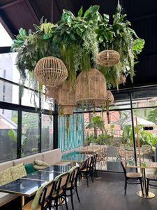 Wholesale Sleek Rattan Bamboo Lampshade Handwoven <b>Light</b> <b>Cover</b> Contemporary Style Made in Vietnam by VIFARMEX - Product Image 5