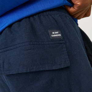 Professional Made men High Waist 100% Cotton Quick Dry Breathable Cargo Shorts for Exercise Gym Sports - Product Image 3