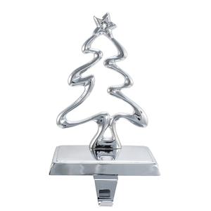 Elegante Soporte Metálico para Calcetines Navideños con Diseño de Reno, Acabado Plateado, Accesorio Festivo para Chimenea, Precio Accesible - Product Image 4