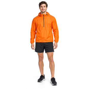 Veste de course réfléchissante pour femme, imperméable, coupe-vent, pour course nocturne, veste de sport légère, vêtements de sport - Product Image 1