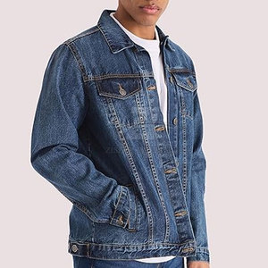 Veste en jean pour homme en tissu respirant fabriqué avec des matériaux de haute qualité, veste d'hiver pour homme la plus vendue pour adultes - Product Image 3
