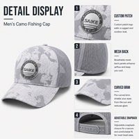 Gorra de Béisbol Personalizada con Parche, para Pesca y Actividades al Aire Libre, Fabricante Directo de Fábrica, OEM, ODM, Marca Privada