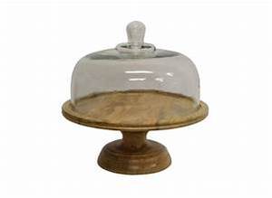 Commercial Eco-Friendly Wood Customizable Round Dessert <b>Server</b> and <b>Cake</b> Stand with Rotating Lid for Decorative Storage - Product Image 2