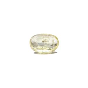 Loose 6.65 Carat Oval Cut Yellow Sapphire Gemstone for Fine Jewelry 4x6mm - Product Image 2