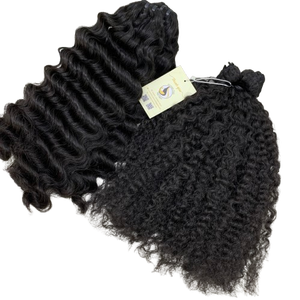 Unprocessed <b>Human</b> <b>Hair</b> Wholesale Double Drawn Raw Vietnamese <b>Hair</b> Straight Weft <b>Extensions</b> Waves Curls Bundles - Product Image 1