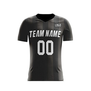 Camiseta de fútbol de manga corta para equipo, top deportivo de alto rendimiento, transpirable, para entrenamiento, partido, juvenil, adulto, manga corta - Product Image 2